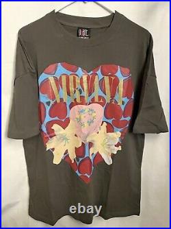 Nirvana Heart Shaped Box Canadian Ver. Shirt Vintage Reprint Giant Tag L NWOT