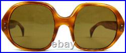 Nos Vintage Piz Buin Sunglasses Germany Made 1960's Tortoise MID Century Large