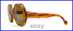 Nos Vintage Piz Buin Sunglasses Germany Made 1960's Tortoise MID Century Large