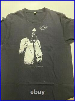 ORIGINAL Neil Young Vintage 1975 Tonight's The Night T Shirt RARE PROMO Large L