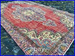 Oriental rug, Turkish rug, Vintage rug, Handmade, Large rug, Wool 5,4 x 8,9 ft