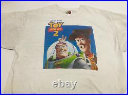 RARE 90s Vintage Toy Story 2 Cast Member Promo T-Shirt Size Large