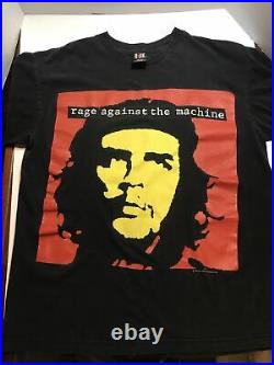 Rage Against The Machine Che Guevara Vintage T Shirt Sz L Giant Tag