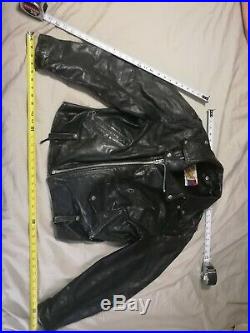Rare Vintage Schott Perfecto Size 44 Leather Jacket Motorcycle Neegan