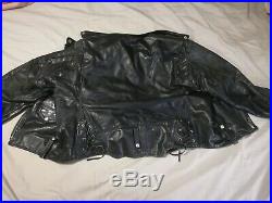 Rare Vintage Schott Perfecto Size 44 Leather Jacket Motorcycle Neegan