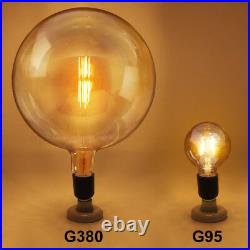 Retro Vintage Globe Cage Light Bulb G380 OVERSIZE LED Industrial Edison XL Lamp