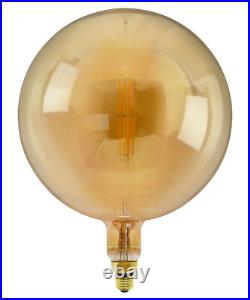 Retro Vintage Globe Cage Light Bulb G380 OVERSIZE LED Industrial Edison XL Lamp