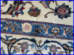 Shabby Chic Worn Vintage Hand Made Traditional White Wool Large Carpet 350x250m