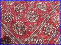 Turkish Rug 6x9 Tekke Design Vintage Oriental Large Antique Decor Wool Carpet