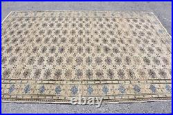 Turkish Rug, Large Carpet, Vintage Rug, Oushak Carpet, 76x115 inches Rug, 4077