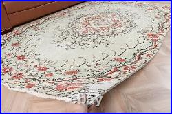 Turkish Rugs, Oushak Rug, Bedroom Rugs, 5.2x8.7 ft Large Rugs, Vintage Rugs