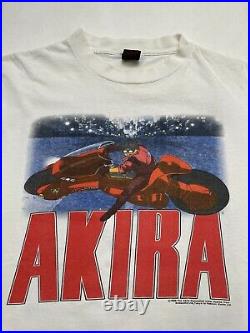 VINTAGE Fashion Victim Akira 1988 T-shirt Men's Large Black 80s Single Stitch
