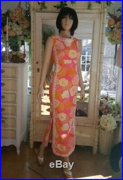 VINTAGE Lilly Pulitzer THE LILLY Maxi dress size Large