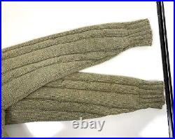 VTG 60's cardigan Brentwood Sweater Wool Blend Green Large