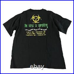VTG Opie And Anthony's Traveling Virus Comedy Tour T Shirt 2000s Sz Large