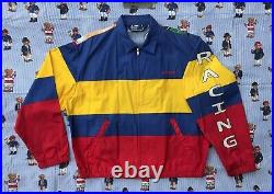 VTG Ralph Lauren POLO 1993 93 Cycling RACING jacket L Cycle Stadium 90s EUC rare