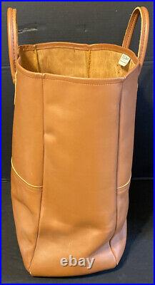 Vintage 1970's LL Bean Boat & Tote Bag Suede Leather RARE