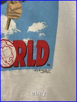 Vintage 1992 Waynes World Movie Promo T-shirt Size Large Single Stitch