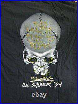 Vintage 1994 METALLICA Concert Shirt Lg Rare Concert T Shirt Metal Original