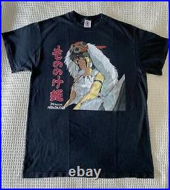 Vintage 1997 Princess MONONOKE Anime T Shirt Ghost In The Shell Sailor Moon