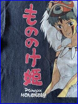 Vintage 1997 Princess MONONOKE Anime T Shirt Ghost In The Shell Sailor Moon