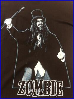 Vintage 1998 Rob Zombie Hellbilly Deluxe Era Living Dead Girl T-Shirt Size Large