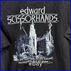 Vintage 2000 Edward Scissorhands Glittery L Graphic T-Shirt