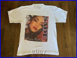 Vintage 2001 Sade Lovers Rock Tour Music Tee T Shirt Mens Sz. L Bootleg Rap Lot