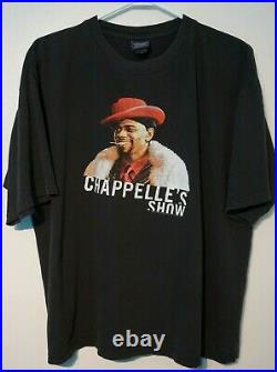Vintage 2004 Dave Chappelle's Show Promo Shirt Sz Large Comedy Central Rap Tee