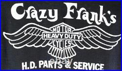 Vintage 3D Emblem T Shirt Harley Davidson 1987 Eagle Talon Design Size L RARE