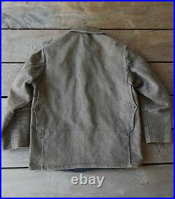 Vintage 50s french hunting jacket workwear coutil