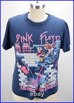 Vintage 80's Pink Floyd A Momentary Lapse 1987 Rock Tour T Shirt Mens L Rare
