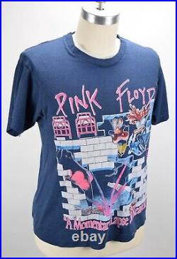 Vintage 80's Pink Floyd A Momentary Lapse 1987 Rock Tour T Shirt Mens L Rare