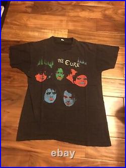 Vintage 80s The Cure tour shirt new order siouxsie cocteau twins depeche mode