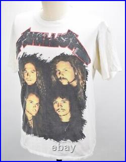 Vintage 90's Metallica 1991 Brockum Rock Concert Tour T Shirt Mens L Rare