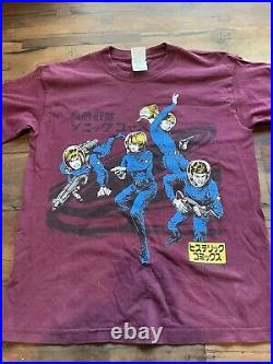 Vintage 90's Sonic Youth Hysteric Astronaut Band T-Shirt Child Large L