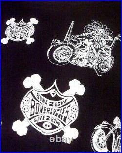 Vintage 90s NWOT all over print Bonercycles Sex Positions T-Shirt Tour Champ L