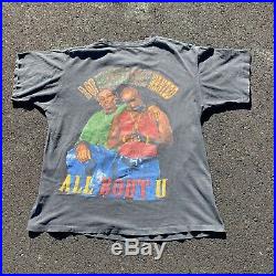 Vintage 90s Tupac Makaveli Rap Tee Hip Hop Snoop Dogg Graphic Shirt Size XL