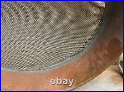 Vintage Antique Large Round Copper Sifter Sieve RARE