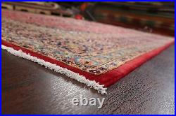 Vintage Ardakan Floral Hand-Knotted Large Area Rug Oriental Wool Carpet 10'x13
