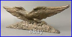 Vintage Bronze Large American Eagle Antique Honor Roll Mount Plaque 25 9lbs