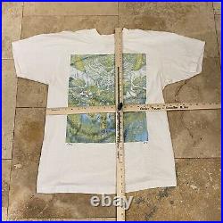 Vintage Celtic Demonic Devil Abstract Art T-Shirt 90s Large Single Stitch USA