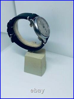 Vintage Chronograph Alpar Semos Silver Dial Large 35mm Case Venus 170 Serviced