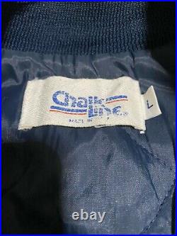 Vintage Dallas Cowboys Chalk Line USA Jacket Size L