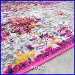 Vintage Distressed Pink Rug Small Large Traditional Rugs Long Hallway Runner Mat