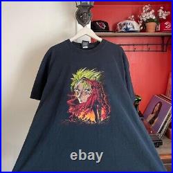 Vintage Early 00's Trigun Vash Anime Faded Small Shirt Size L