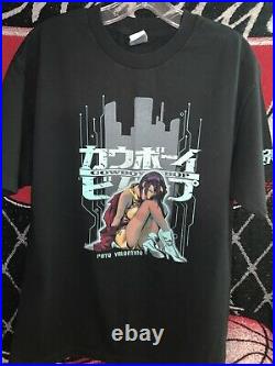 Vintage Faye Valentine T Shirt Size L Cowboy Bebop Anime