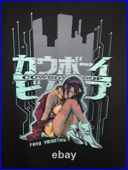 Vintage Faye Valentine T Shirt Size L Cowboy Bebop Anime