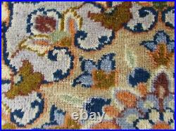 Vintage Hand Made Traditional Oriental Wool Blue Large Carpet 323x225cm