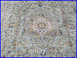 Vintage Hand Made Traditional Oriental Wool Green Large Carpet 375x290cm